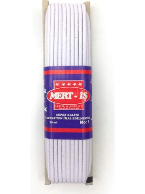 MiraLive Tekis Lastik Çamaşır Don Etek Bel Paça Lastiği 10 Metre