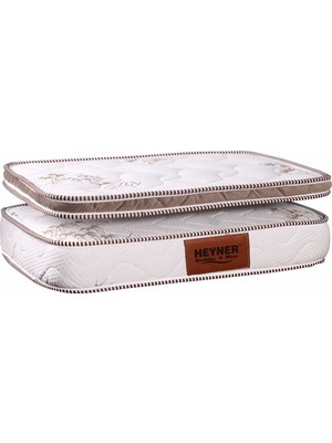 Heyner Kuş Tüyü Pedli Soft Bamboo Bebek Yatağı 60 x 120 cm Pamuk Malzemeden Üretilmiştir