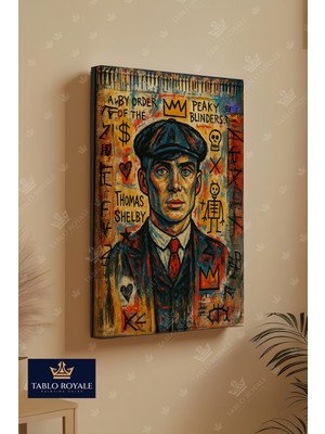 Tablo Royale Thomas Shelby Peaky Kanvas Tablo - Salon Tablo