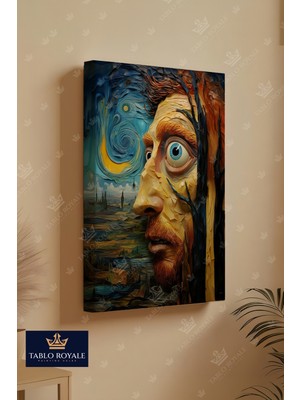 Tablo Royale Salvador Dali Kanvas Tablo - Salon Tablo - Ofis Tablo