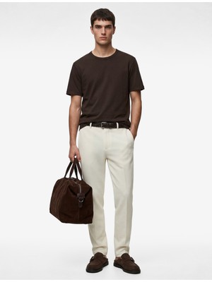 Koton Kısa Kollu Bisiklet Yaka Pamuklu Slim Fit Tişört