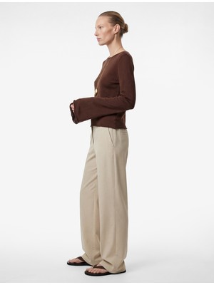 Koton Uzun Kollu Bisiklet Yaka Viskon Triko Kazak