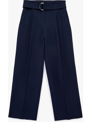Koton Standart Bel Kemerli Geniş Paça Pantolon