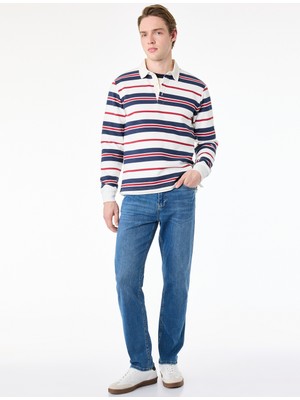 Koton Normal Bel Pamuklu Slim Fit Jean Pantolon - Brad Jean