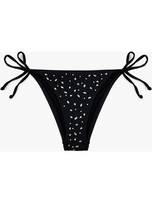 Koton Taş Detaylı Yanları Ipli Bikini Altı