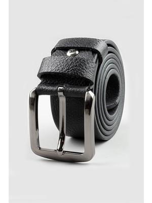 Tudors Erkek %100 Hakiki Deri 4 cm Spor Siyah Kemer