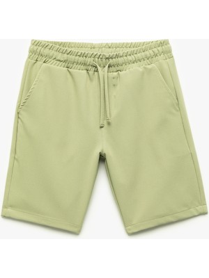 Koton Cep Detaylı Bermuda Beli Bağcıklı Şort