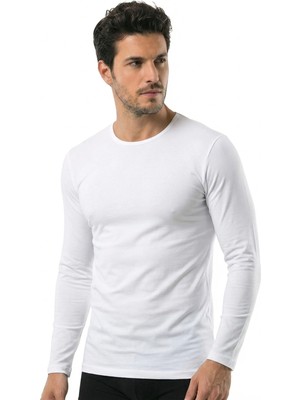 Öts Erkek T-Shirt Uzun Kol (%96 Pamuk - %4 Elastan)