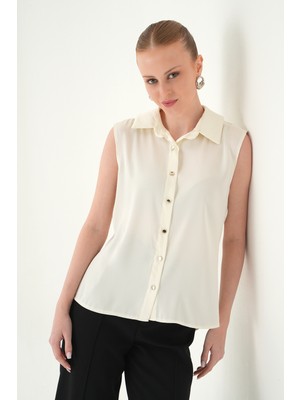 Rays Krem Sıfır Kol Gömlek 241190