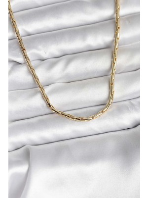 Inure Jewelry 14K Gold Renk Kaplama Model CM Kadın Kolye