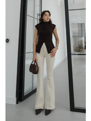 Havoş Bej South Ispanyol Paça Jean