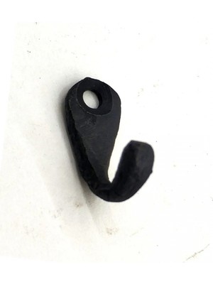 MiraLive Eco Lounge Antika Tarz Dekoratif Pirinç Tekli Mini Askı - 27X11 Mm, Oksit