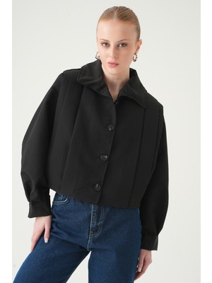 Rays Siyah Düğmeli Uzun Kol Ceket 60530