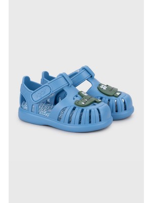 Igor Tobby Croco Çocuk Timsah Desenli Sandalet - Mavi S10371-363