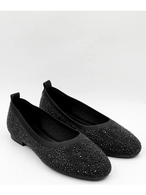 Park Moda Kadın Triko Taşlı Günlük ve Şık Babet Pm 386 - K4110