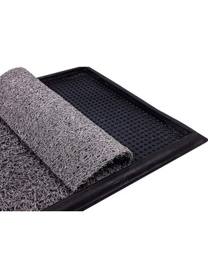 Sercan Hijyenik Plastik Paspas 60X80 cm (Içinde Kıvırcık Paspas Dahil)