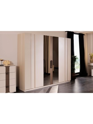 Doressa Visal 6 Kapılı Gardırop