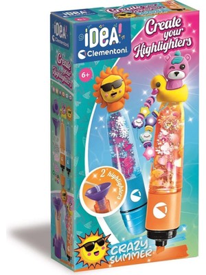 Nilly Toys 18130 Idea Clemetoni - Fosforlu Kalem Tasarım Seti - Çılgın Yaz