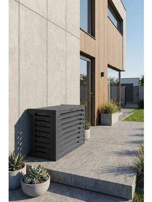 Liccia Klima Motoru/dış Ünite Gizleme/koruma Kafesi M 18000 Btu - 24000 Btu 110X56X85(H) Alüminyum Stage