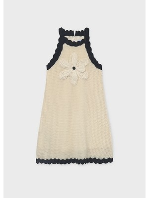 Mayoral Kız Çocuk Çiçek Aplikeli Elbise - 06911