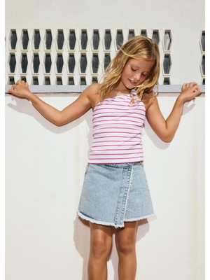 Mayoral Kız Çocuk Denim Şort Etek - 06903