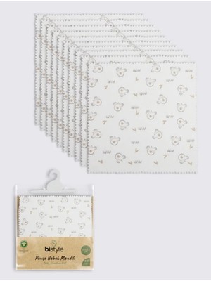 Toyigoo Ieg™ Koala 20X20 10'lu Penye Mendil 90165 Ekru