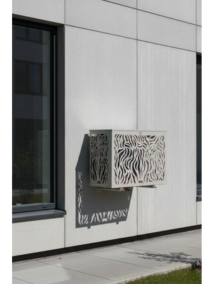 Liccia Klima Motoru/dış Ünite Gizleme/koruma Kafesi M 18000 Btu - 24000 Btu 110X56X85(H) Alüminyum Cormoran