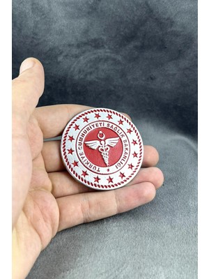 kuyumcudan Sağlık Bakanlığı Demir Cüzdan Rozeti