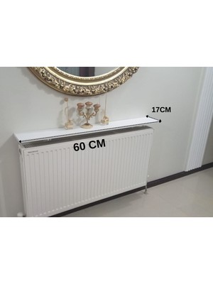 Feyza Design Yüksekliği 10 Cm, Genişliği 17 cm Beyaz Mdf Dresuar Üstü Raf