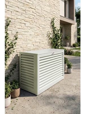 Liccia Klima Motoru/dış Ünite Gizleme/koruma Kafesi S 9000 Btu - 18000 Btu 98X50X70(H) Alüminyum Açısız Condor