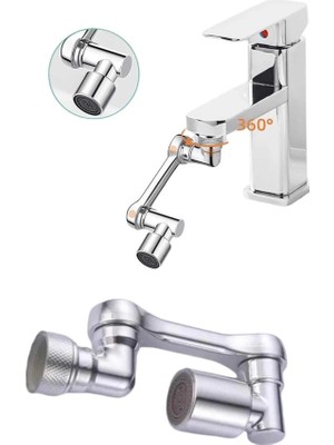 MiraLive Dönebilen Musluk Başlığı Akrobat Mutfak Banyo Musluk Ucu Başlığı Oynar Başlıklı