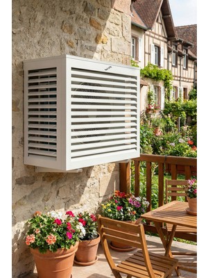 Liccia Klima Motoru/dış Ünite Gizleme/koruma Kafesi M 18000 Btu - 24000 Btu 110X56X85(H) Alüminyum Açısız Condor