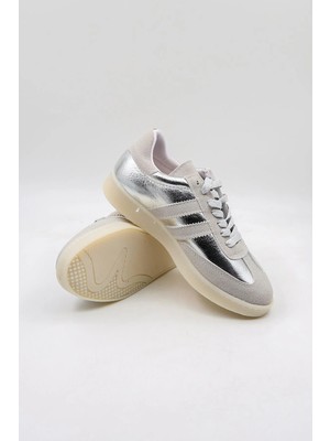 Park Moda Günlük Kadın Spor Ayakkabı PM13 K301 - Gümüş