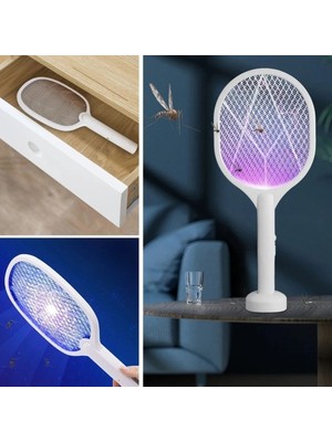 MiraLive Şarjlı Standlı Sinek Öldürücü Raket