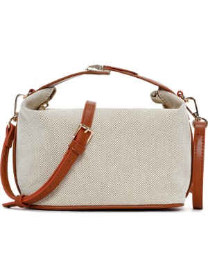 Derimod Kadın Bej Uzun Askılı Jean Mini Çapraz Çanta 26PBD29096F