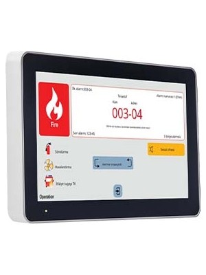 Panasonic Panasonıc FAS-5054 Tekrarlayıcı Panel, Dokunmatik Ekranlı ,onaylama ve Sıfırlama Işlemleri Alarm Ihbar Birimi