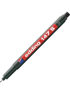 Edding 147S Siyah Çok Amaçlı Permanent Kalem 3'lü Paket Ölçülerle Kullanıma Uygun