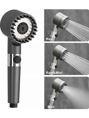 MiraLive Yeni Masaj Etkili Nesil Filtreli  Duş Başlığı Fıskiyesi Duş Banyo