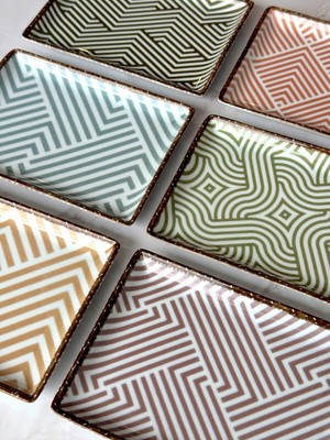 Porland Azelya Kahvaltı Tabağı Karışık Desen 6'lı 18CM