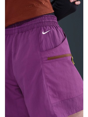 Nike Acg 'death Bloom' Women's Shorts Purple Nylon Naylon Kadın Şort Mor