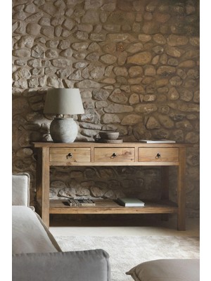 Feyza Design Yüksekliği 85 Cm, Genişliği 120 cm Ahşap Dresuar
