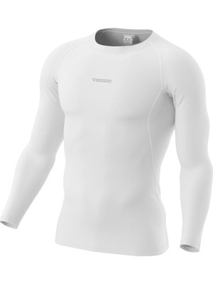 Ghassy Co. Erkek Pro Compression Nem Emici Atletik Performans Uzun Kollu Reglan Kol Spor Tişört