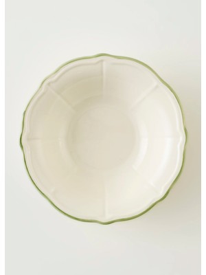 Bella Maison Julia Stoneware Salata Kasesi Yeşil (25 Cm)