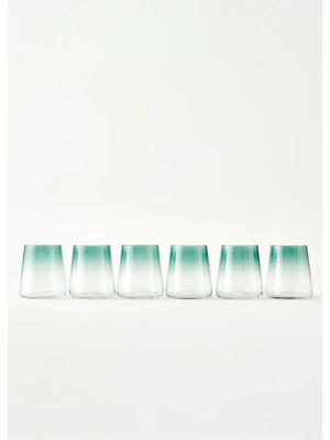 Bella Maison Mona Bardak Seti 6'lı Yeşil (380 Cc)