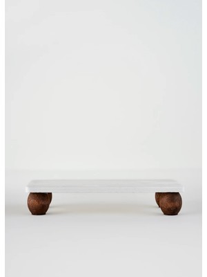 Bella Maison Olmo Doğal Mermer Dikdörtgen Sunum Tepsisi - 15x30 cm, 1 Adet