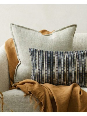 El Dokuması Kırlent Kılıfı – Madra Modeli – Dikdörtgen – 35X55 cm