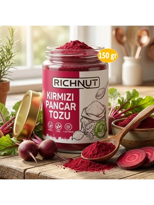 Richnut Kırmızı Pancar Tozu Katkısız Doğal 150 gr
