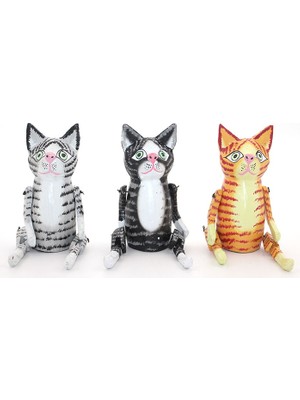 MiraLive Ahşap Sallanan Kedi