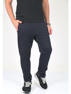 Mysport Erkek Eşofman Alt Giyim M Beden Lacivert Renkli Spor Tarz Yüksek Konfor