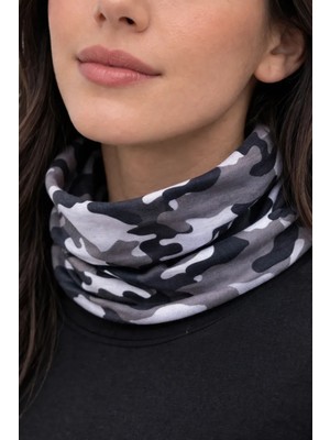 Sacce Scarves & Accessories Kamuflaj Desenli Baf Boyunluk